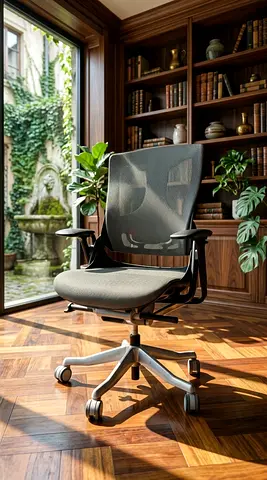 Ergonomic Mesh Office Chair with Adjustable Armrests