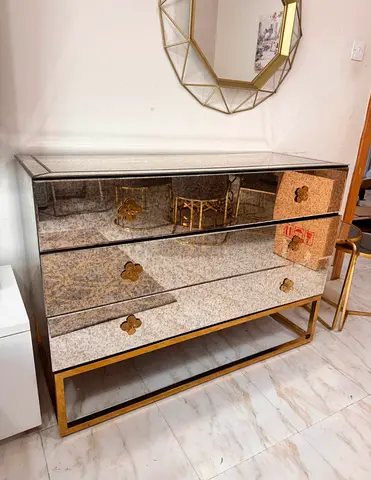 Mirrored 3-drawer Chest from pan home
