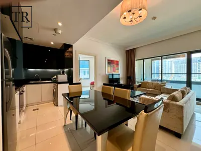 Furnished | Spacious Layout | Pool & Skyline Views