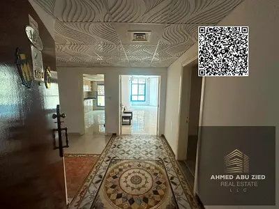 Beautiful spacious 3-bedroom apartment with hall in Al Khor Towers, annual rent, prime Ajman locati