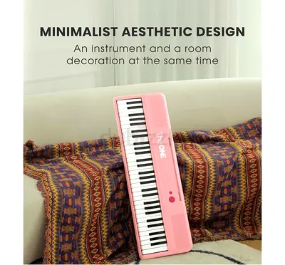 The ONE Smart Keyboard COLOR - 61 Keys Lighted Piano Keyboard