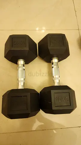 Dumbbell Pair 10kg - Hex