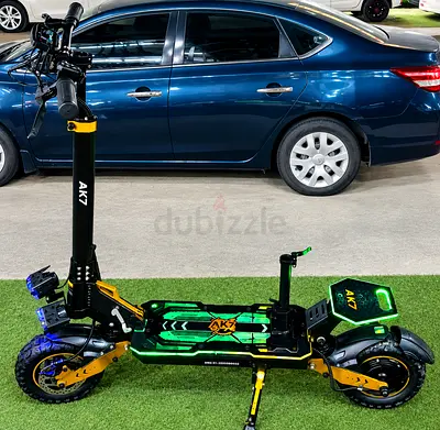 AK7 Motor Electric Scooter - Heavy Duty, LED Deck, Good Condition