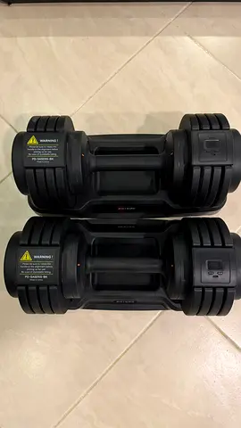 Porodo 55LB Smart Adjustable Dumbbells – Pair (2 × 25KG)