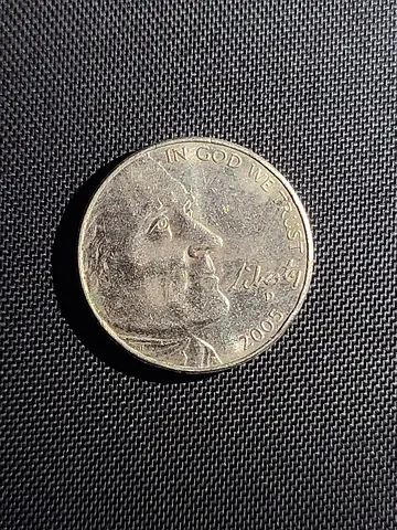 Single Commemorative Coin — Silver Tone, Good Condition