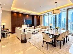 Burj & Fountain View | Furnished | High Floor