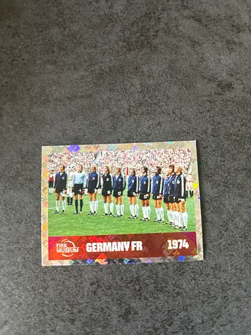 1974 West Germany World Cup Team Collectible Card/Sticker