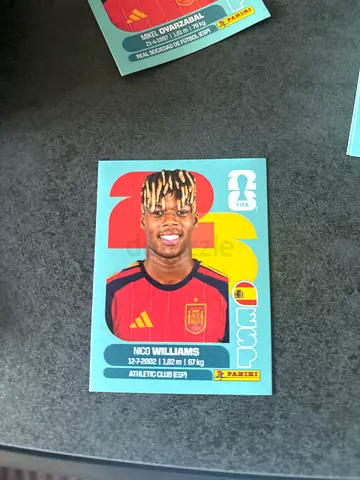 Panini World Cup Sticker - Nico Williams (Spain) - Single Card