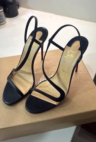 Christian Louboutin black heals