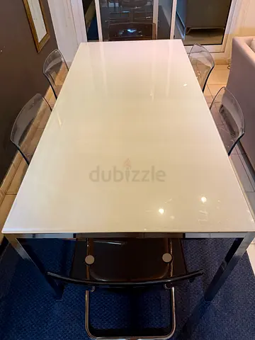 Dining table with 6 chairs