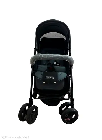 Babyhug stroller - single seat, reversible two way.less used.good condition. Location karama