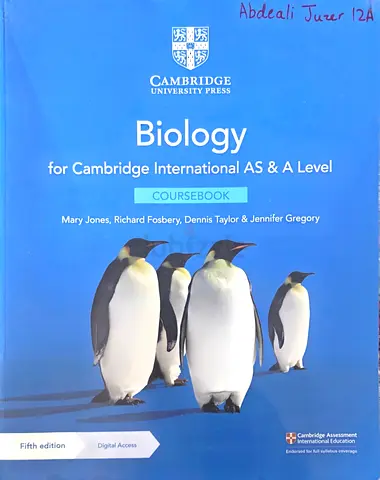 Biology for Cambridge International AS & A Level – Coursebook (5th Edition)