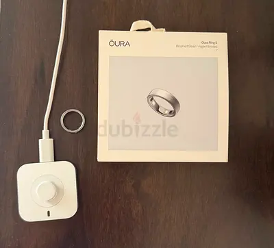 Oura Ring 5 size 7 brushed silver