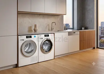 Miele Front Load Washer & Dryer Set – 9kg Each, Touchscreen, WiFi Diagnostic