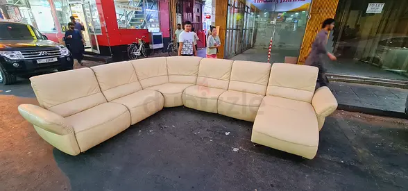 leather sofa