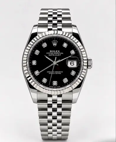 ROLEX DATEJUST 36MM FACTORY DIAMOMD DIAL (fully Rolex stickered )