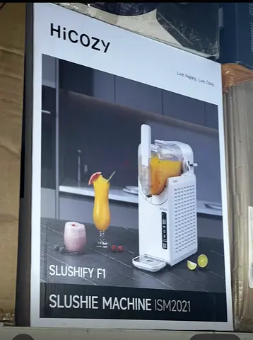 HiCozy Slushify F1 Home Slushie Machine - Quicool™ No Ice Needed, 5 Preset Modes & Self-Cleaning