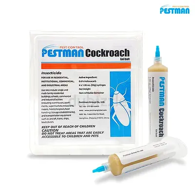 Pestman Cockroach Gel Bait - 2 x 30g Syringes, Unopened