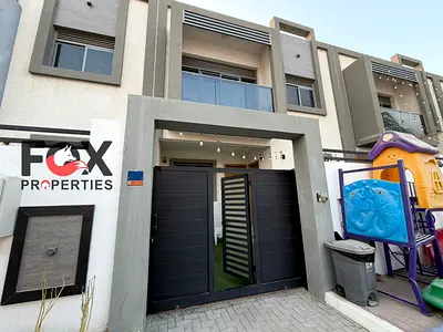 Fully furnished townhouse in Al Zahia featuring brand-new furniture. 95K a majlis,4bed room a living area, a maid's room, and a laundry roo