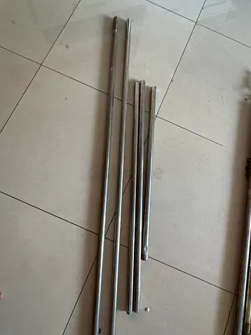 Curtain rods and hooks, hangers