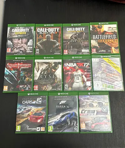 Bundle of 11 Xbox One Games - FPS, Sports & Racing (Good Condition)