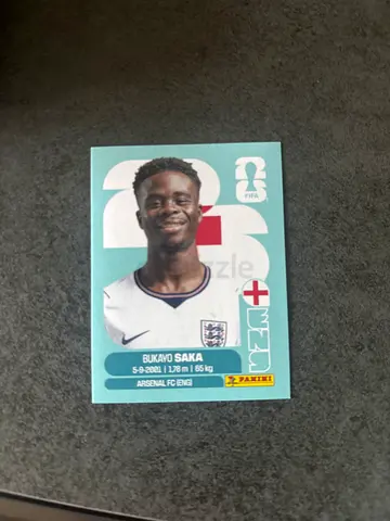 Panini Sticker Bukayo Saka England 2026 Football Sticker