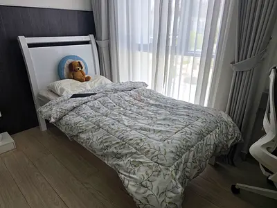 Single Bed with Mattress Clean