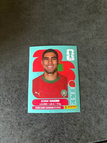 Panini World Cup 2026 Achraf Hakimi Sticker - Single Football Collectible