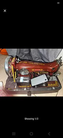 Vintage Heavy-Duty Sewing Machine (Electric) - Working Condition