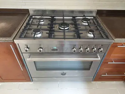 Bertazoni Top Gas Oven Electric Combination 90cm Freestanding Cooker