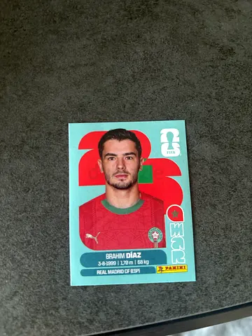 Panini Sticker - Brahim Díaz World Cup Card