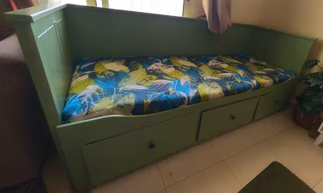 IKEA Day Bed with Drawers