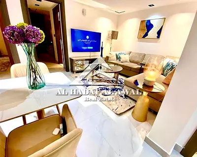 غرفتين وصاله مع 2 حمام برج الشاطي 6200 مع 1000 تامين