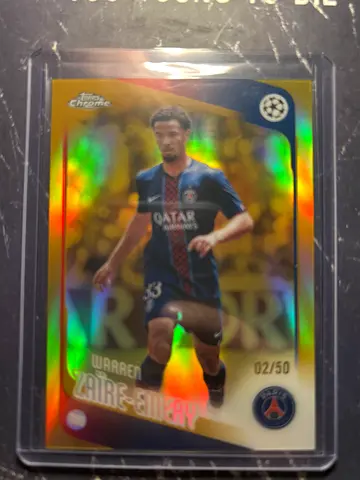 Warren Zaïre-Emery Topps Chrome Gold /50 – PSG