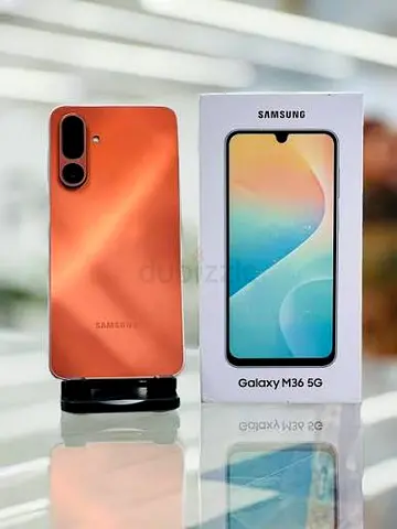 Samsung Galaxy M36 5G - Coral Orange, Unlocked with Box