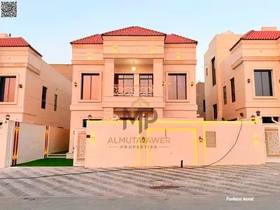 Furnished villa|ajman| al helio1 area| 5 master rooms, majlis, 2 halls, roof|freehold|price include