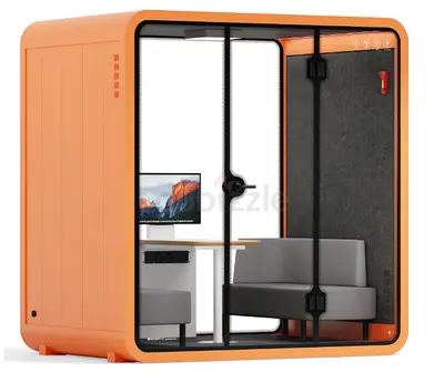 Soundproof Office Pod (with built in Table and Chair)
