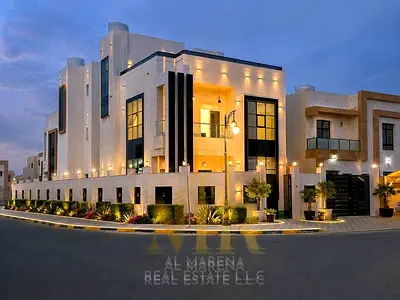 Corner Villa for Sale in Al Zahia | 6 Bedrooms | Two Floors + Roof | Area: 4,000 sq. ft.
