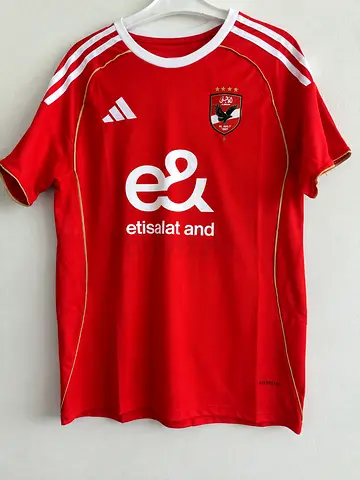 1:1 Al Ahly 25/26 Red Football Jersey - Size M