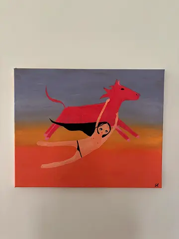 Journey | Original Acrylic Painting | 40 × 50 cm