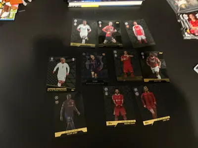 Collection of Football Trading Cards - Various Players New
