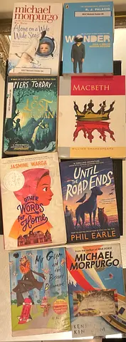 Mixed collection of 8 pre-owned fiction and children’s books. some are brand new