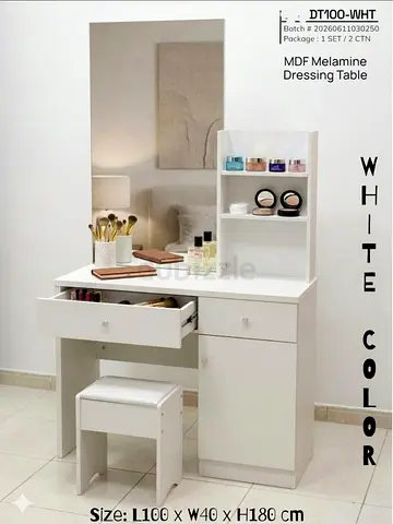 Stylish White dressing table brand new available