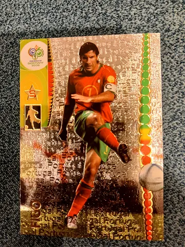 PANINI OFFICIAL WORLD FIFA 2006 CARD #166 FIGO