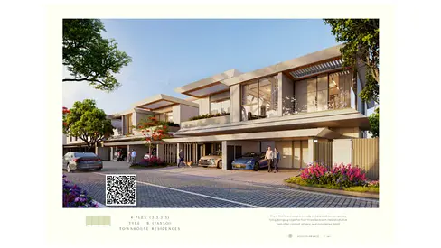 Modern 3BR Townhouse for Sale | Azizi Florence, Sharjah