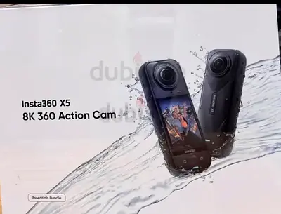 Insta360 X5 360 Action Camera - Excellent Condition- Essential Bundle with extra battery, cover