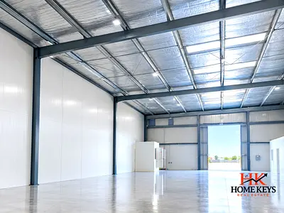 Spacious Storage Warehouse | Tax-Free | High Ceiling | Office & Washroom