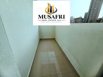 NEW BUILDING NEAR BORDER 2 BATH, WADROBE, PARKING, BALCONY, 6 CHEQS NAHDA SHARJAH