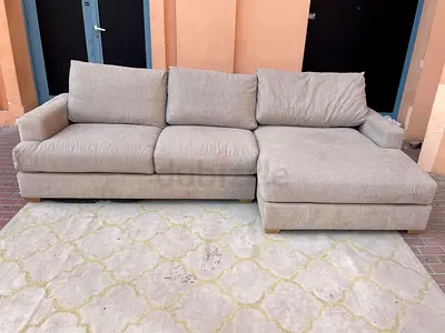 Comfortable,  Pottery Barn L Shape Sofa Like new Condition