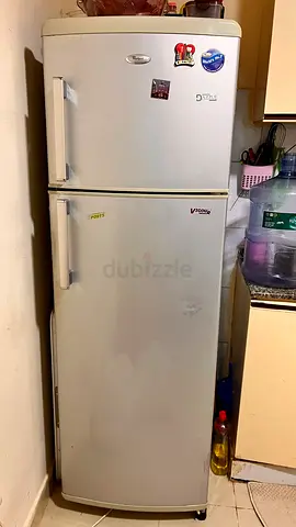 Whirlpool double-door refrigerator - good working condition